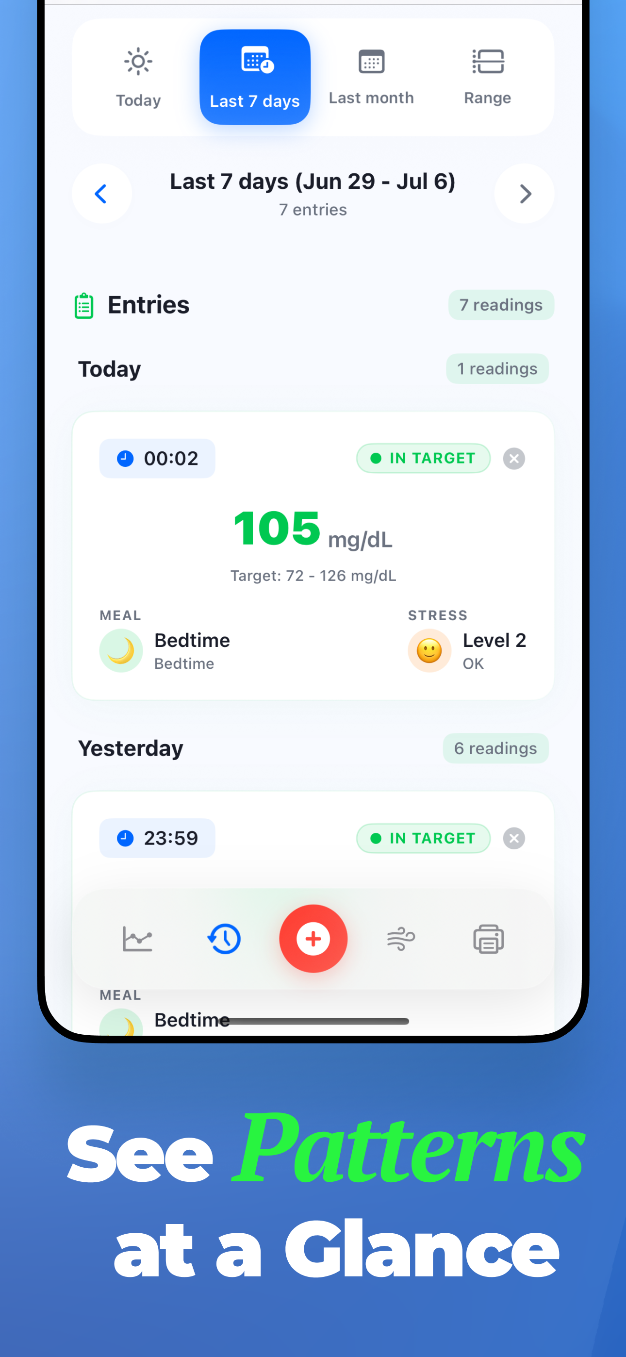 Diabetes Tracker Screenshot 3